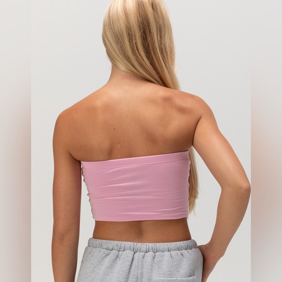 NWT - Playboy Rhinestone Women's Tube Top in Pink - Various Sizes - Picture 4 of 4